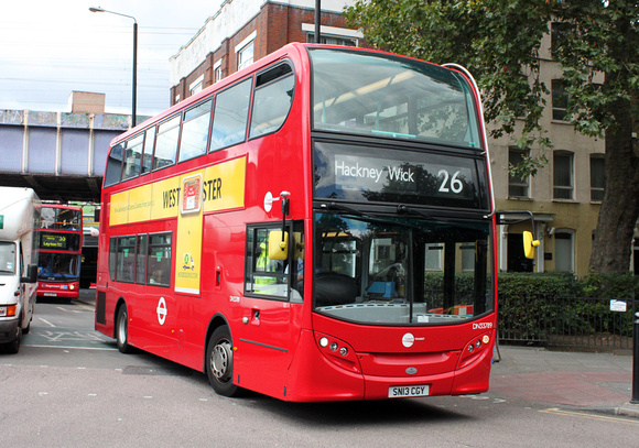Route 26, Tower Transit, DN33789, SN13CGY, Bethnal Green