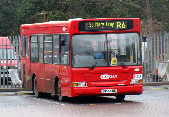 Route R6, Metrobus 256, SN54GRK, Orpington