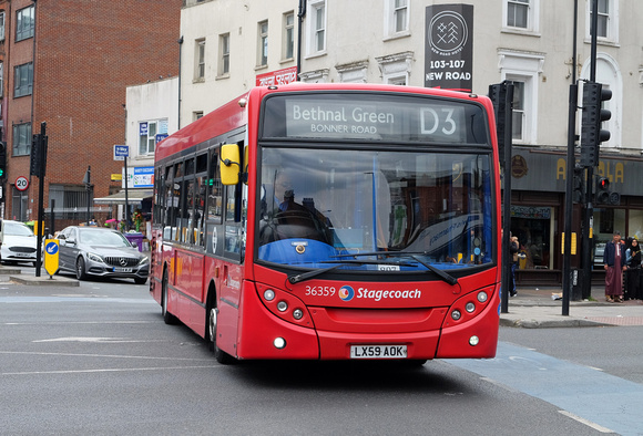 Route D3, Stagecoach London 36359, LX59AOK