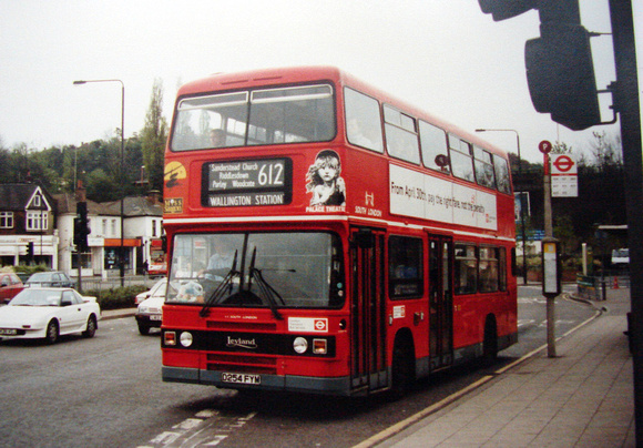 Route 612, South London Buses, L254, D254FYM, Purley