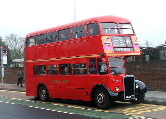 Route 175A, London Transport, RTW75, KGK575, Romford Market