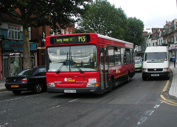 Route P13, London Central, LDP180, Y908TGH, Grove Vale
