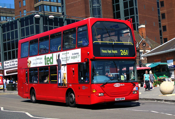 Route 261, Metrobus 462, YN03DFK, Bromley