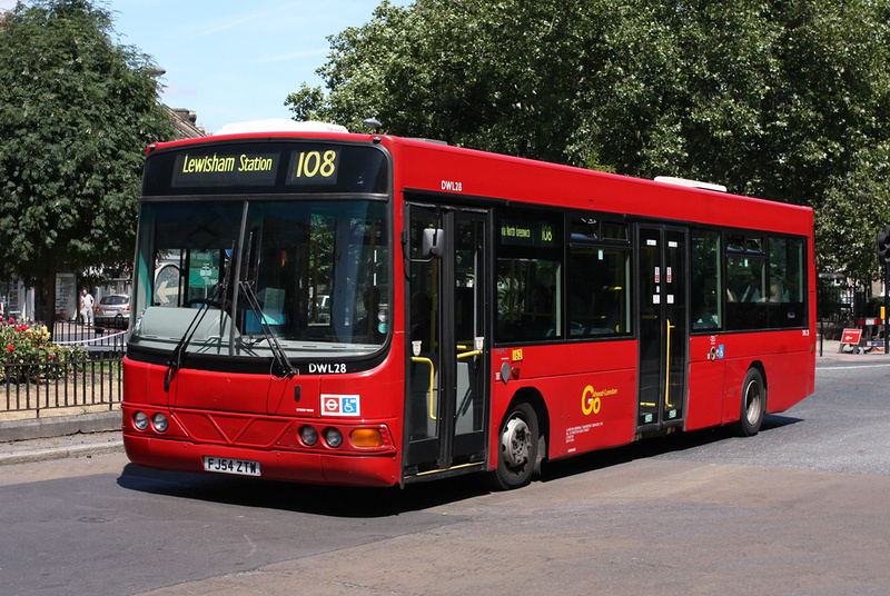 London Bus Routes | Route 108: Lewisham Station - Stratford ...