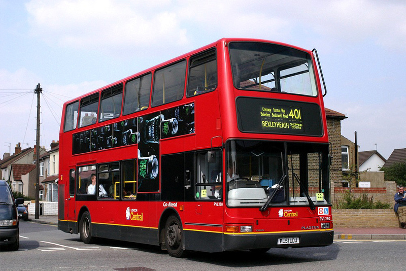 London Bus Routes | Route 401: Bexleyheath, Shopping Centre - Thamesmead