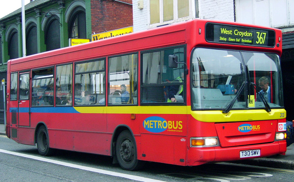 Route 367, Metrobus 313, T313SMV, Croydon