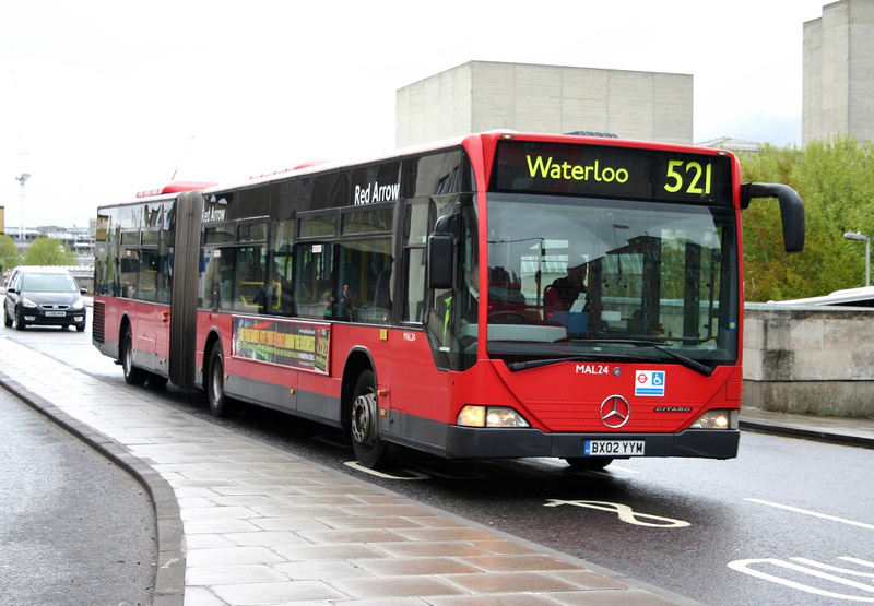 London Bus Routes Route 521 Waterloo London Bridge Withdrawn