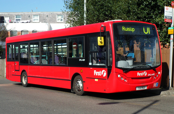 Route U1, First London, DML44159, YX10BGF, West Drayton