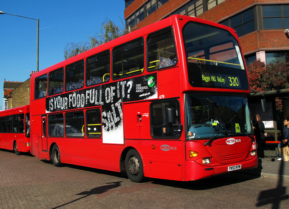 Route 320, Metrobus 479, YN53RYM, Bromley