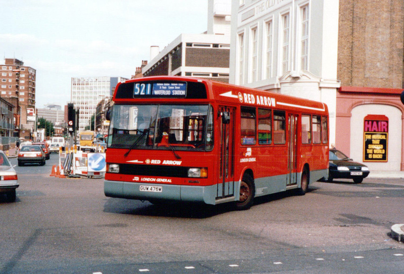 London Bus Routes Route 521 Waterloo London Bridge Withdrawn