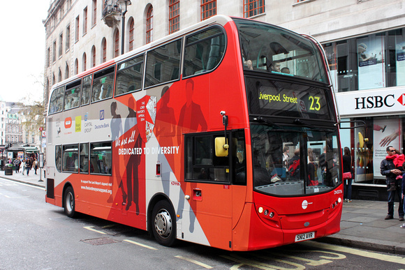 Route 23, Tower Transit, DN33776, SN12AVR, Charing Cross