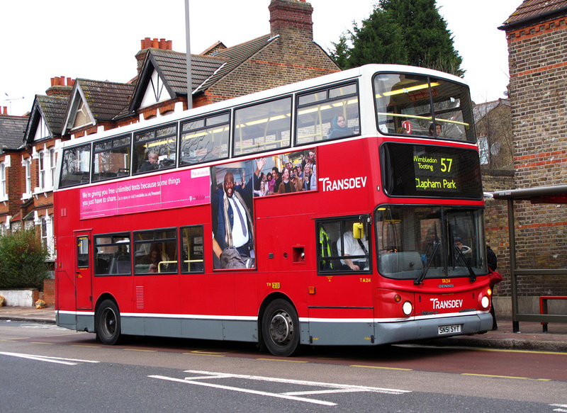 London Bus Routes | Route 57: Clapham Park - Kingston | Route 57 ...