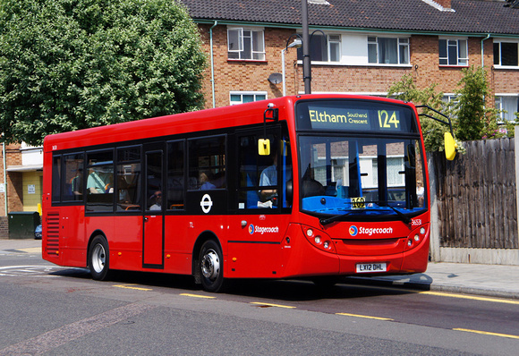 Route 124, Stagecoach London 36531, LX12DHL, Catford