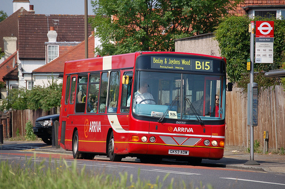 Route B15, Arriva Kent Thameside 3955, GK53AOW, Eltham