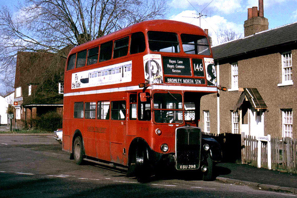 Route 146, London Transport, RT1538, KGU298, Keston
