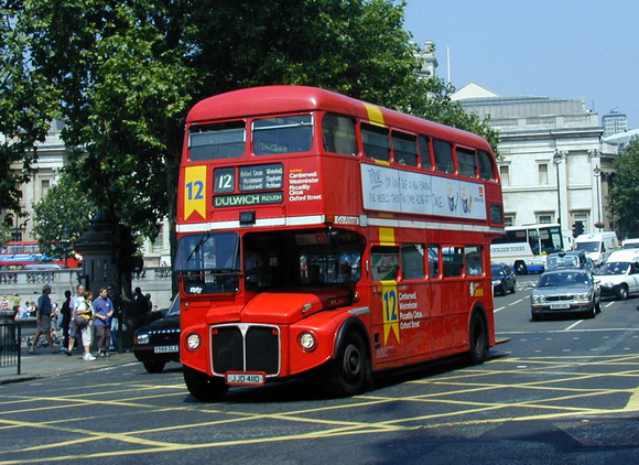 Route 12, London Central, RML2411, JJD411D, Trafalgar Square