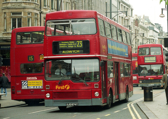 Route 23, First London, M874, OJD874Y, Oxford Street
