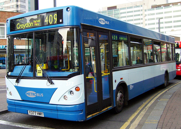 Route 409, Metrobus 377, Y377HMY, Croydon