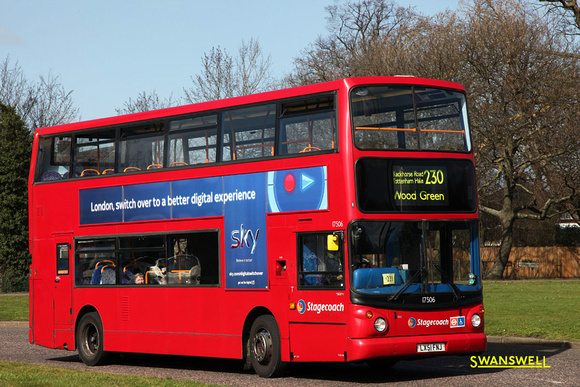 Route 230, Stagecoach London 17506, LX51FNJ