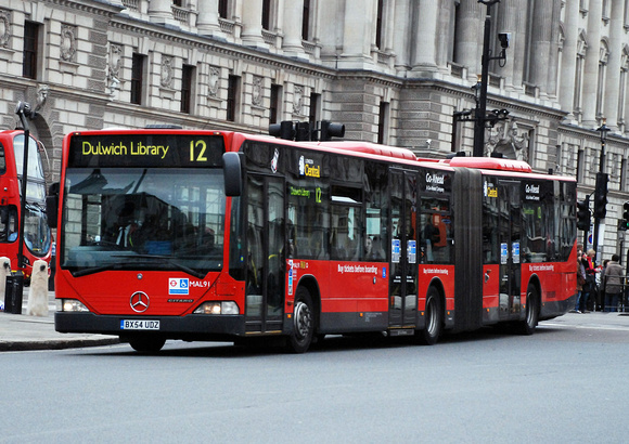 Route 12, London Central, MAL91, BX54UDZ, Westminster