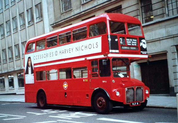 Route 2, South London Buses, RM6, VLT6, Marylebone