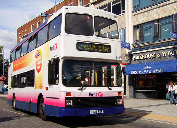 Route 17A, First In Hampshire 34128, P828FEF, Southampton
