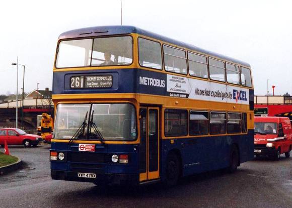 Route 261, Metrobus, XWY475X, Lewisham