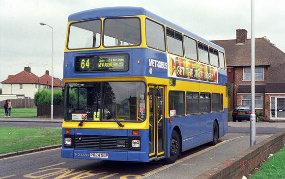 Route 64, Metrobus 824, P824SGP, New Addington