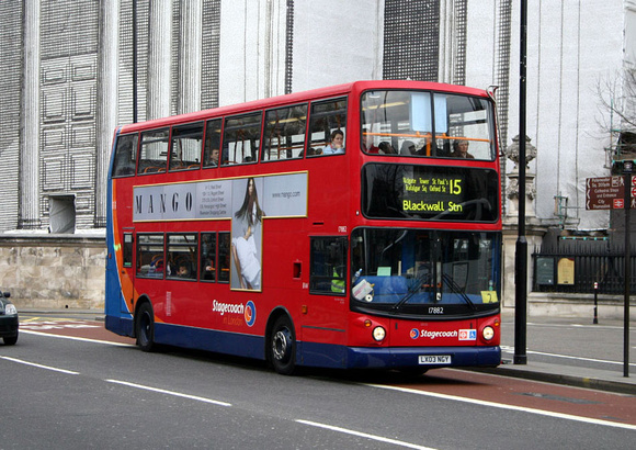 Route 15, Stagecoach London 17882, LX03NGY, St Pauls