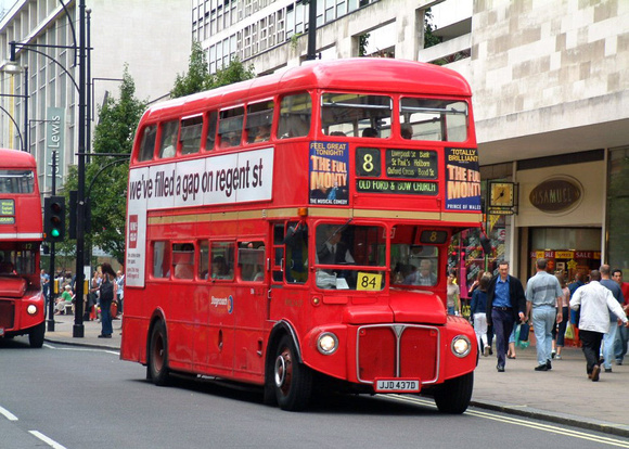 Route 8, Stagecoach London, RML2437, JJD437D, Oxford Street