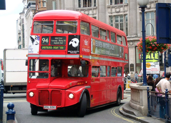 Route 94, London United, RML881, HSL656, Oxford Street