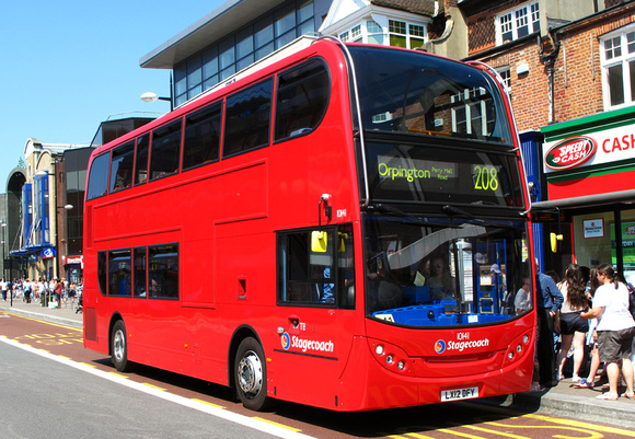 Route 208, Stagecoach London 10141, LX12DFY, Bromley