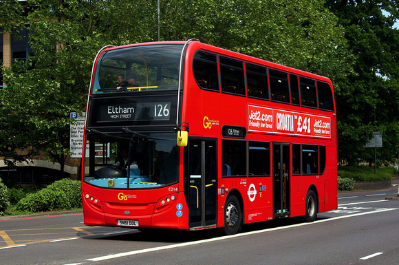 Route 126, Go Ahead London, E214, SN61DDL, Bromley