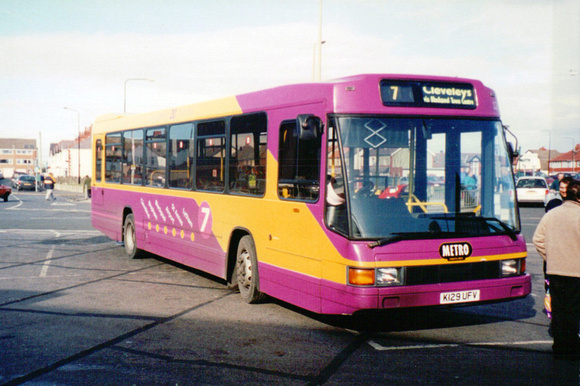Route 7, Blackpool Transport 129, K129UFV, Cleveleys