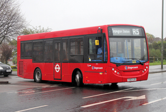 Route R5, Stagecoach London 36583 YX63LGD, Orpington