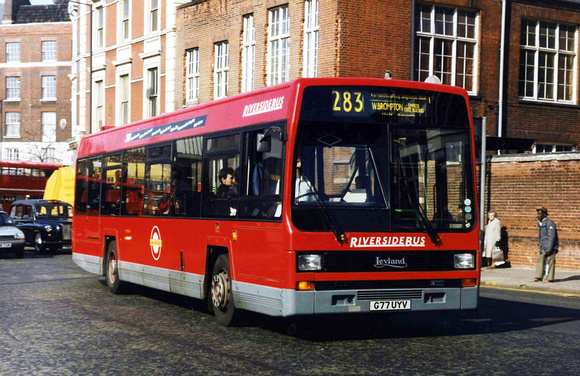 Route 283, Riverside Bus, LX7, G77UYV, Hammersmith