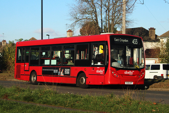 Route 433, Abellio London 8522, YX59BYP, Addington