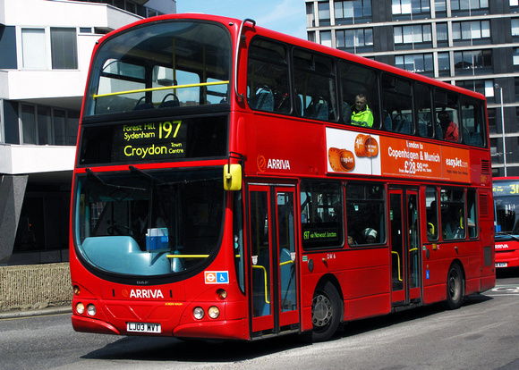 Route 197, Arriva London, DW6, LJ03MVT, Croydon