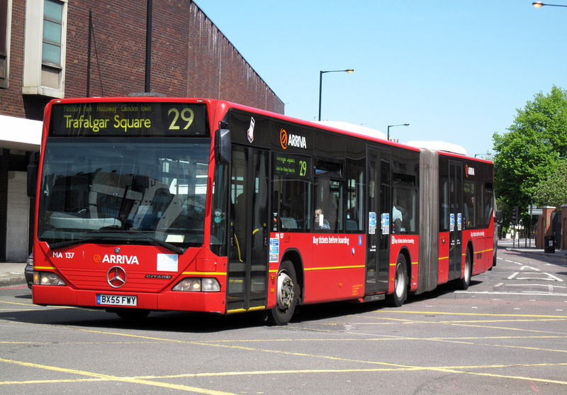 London Bus Routes | Route 29: Trafalgar Square - Wood Green | Route 29 ...