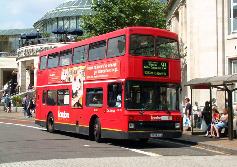 London Bus Routes | Route 93: North Cheam - Putney Bridge | Route 93 ...