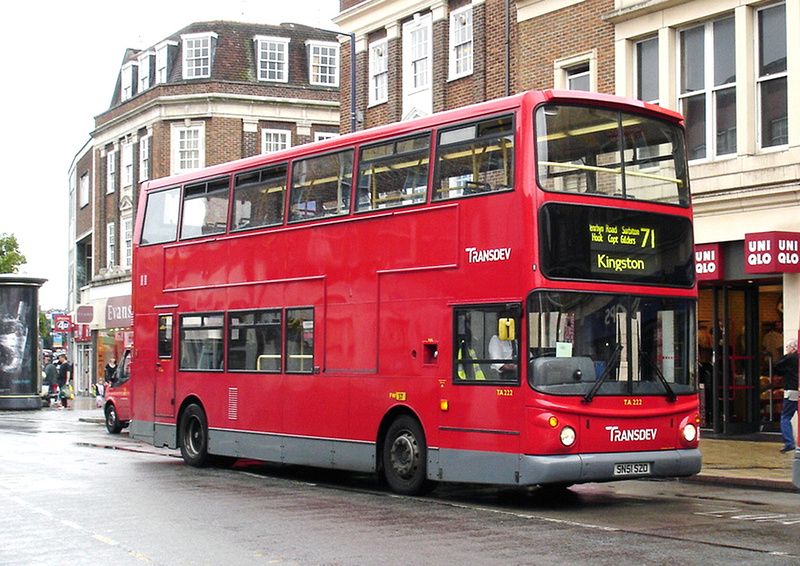 London Bus Routes | Route 71: Chessington - Kingston | Route 71 ...