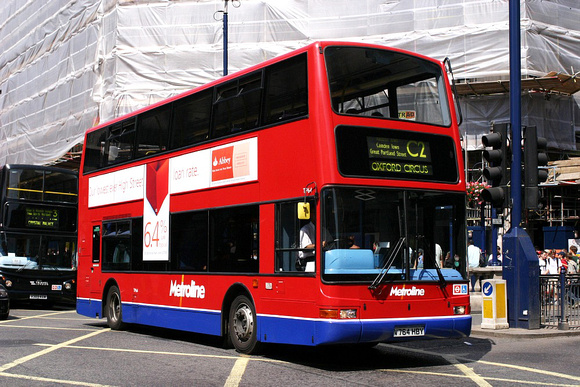 Route C2, Metroline, TP64, V764HBY, Oxford Circus