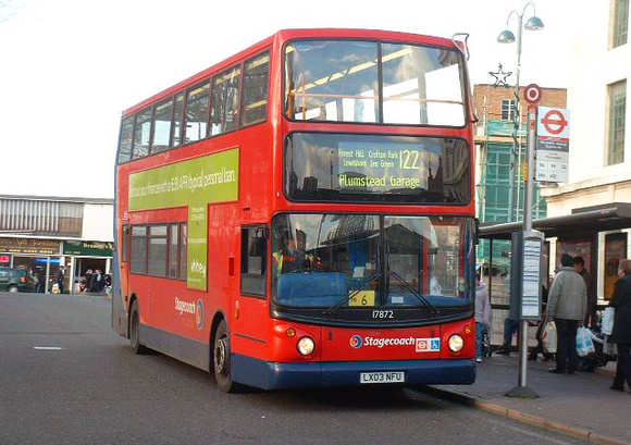 Route 122, Stagecoach London 17872, LX03NFU, Woolwich