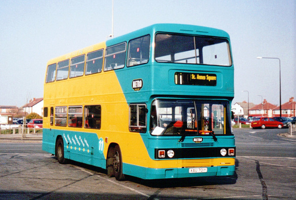 Route 11, Blackpool Transport 401, XAU701Y, Cleveleys