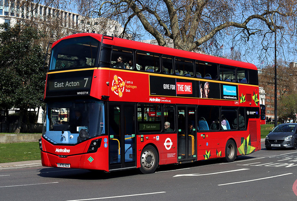 Route 7, Metroline, WHD2714, LK70AZD, Marble Arch