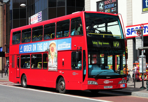 Route 119, Metrobus 896, PO59KFY, Bromley