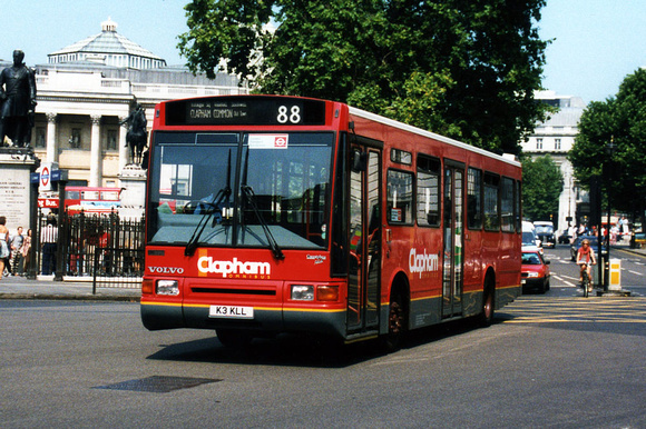 Route 88, London General, VN3, K3KLL, Trafalgar Square