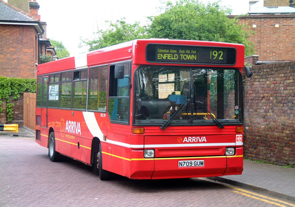 Route 192, Arriva London, DRL209, N709GUM, Enfield