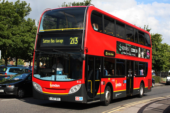 Route 213, London General, E58, LX07BYC