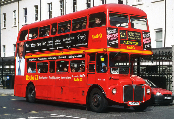 Route 23, First London, RML2486, JJD486D